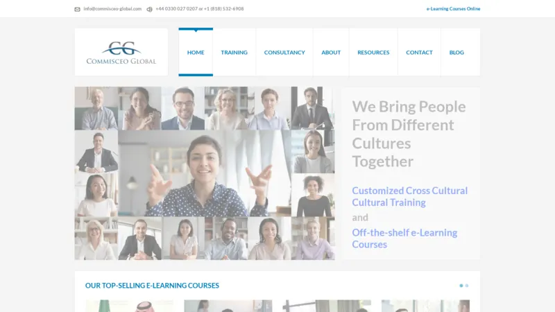 Commisceo Global Country Guides website screenshot