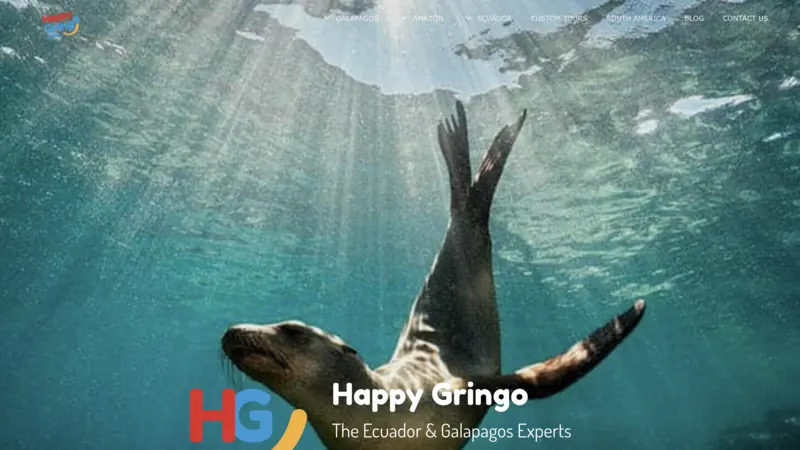 Happy Gringo website screenshot