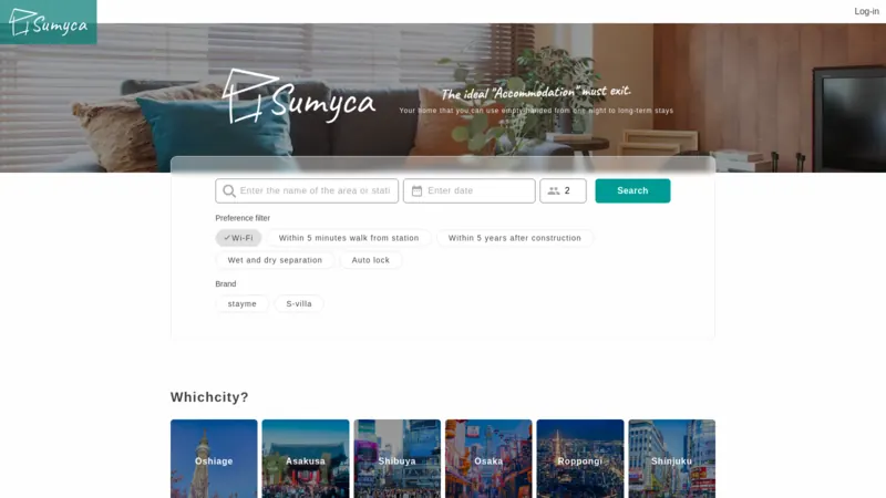 Sumyca website screenshot