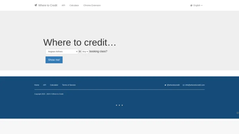 Where To Credit website screenshot